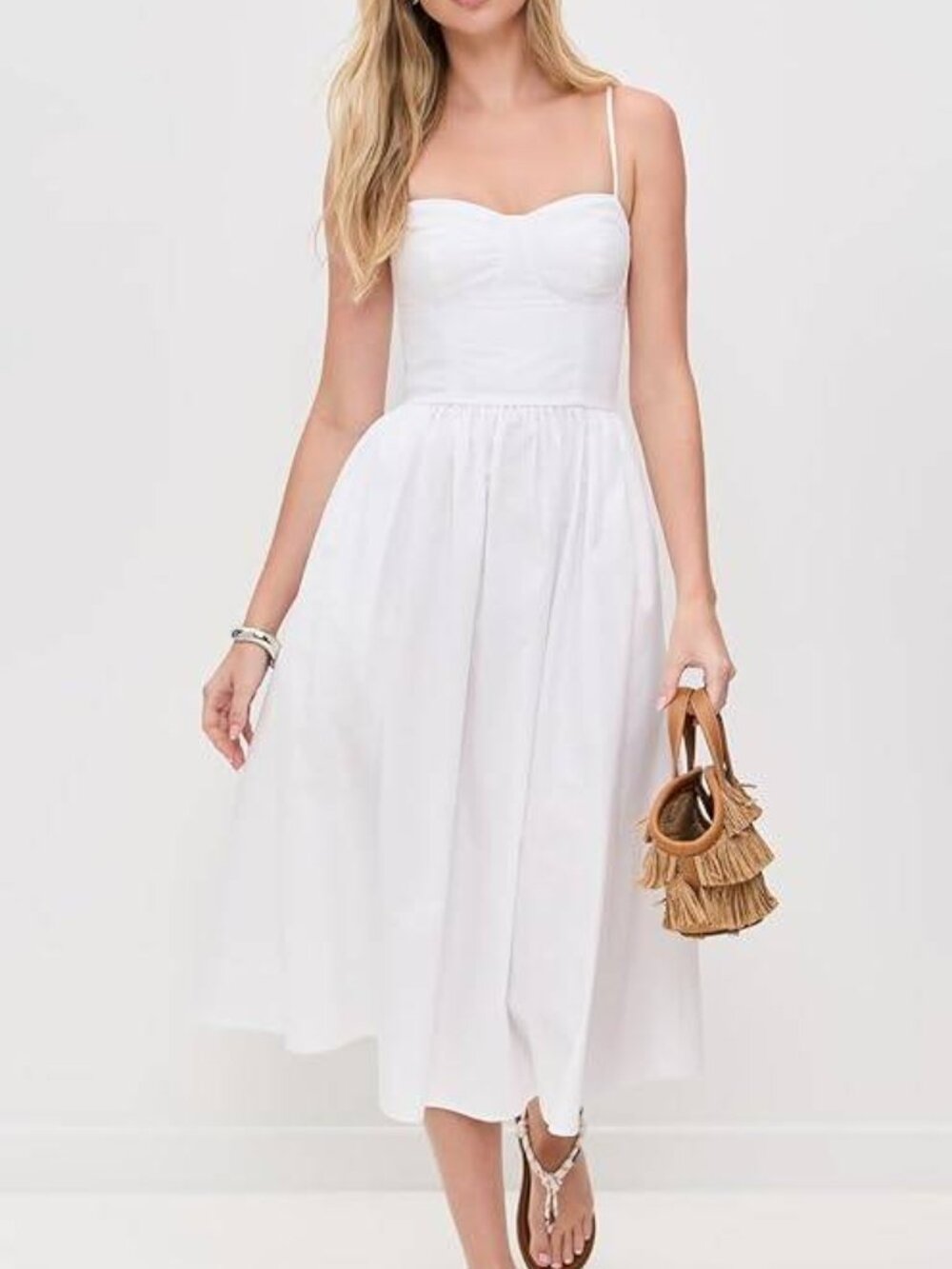 NEW LE BOP “Paige” Bustier Midi Dress – Size M (NWT)